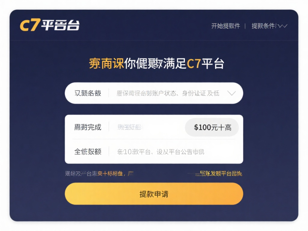 在开始提现之前，首先需要确保你已经满足c7娱乐平台