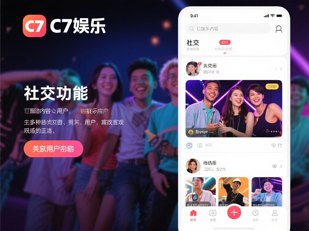 社交功能：除了娱乐内容，c7娱乐还注重用户之间的互